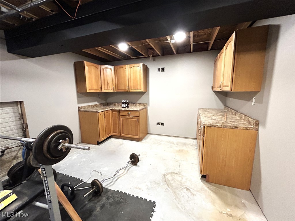 5320 Boston Road Brunswick, OH 44212 - Photo 15 of 18 Basement kitchenette started