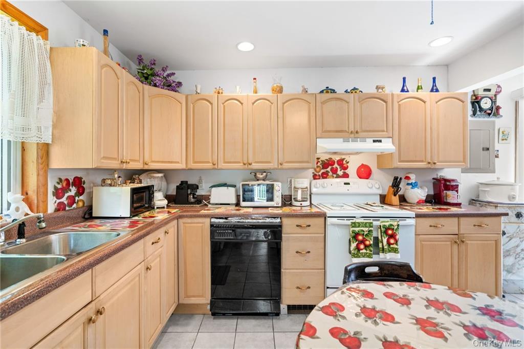 6 Leonard Road Monticello, NY 12701 - Photo 4 of 35 a kitchen with stainless steel appliances a white refrigerator a sink and dishwasher