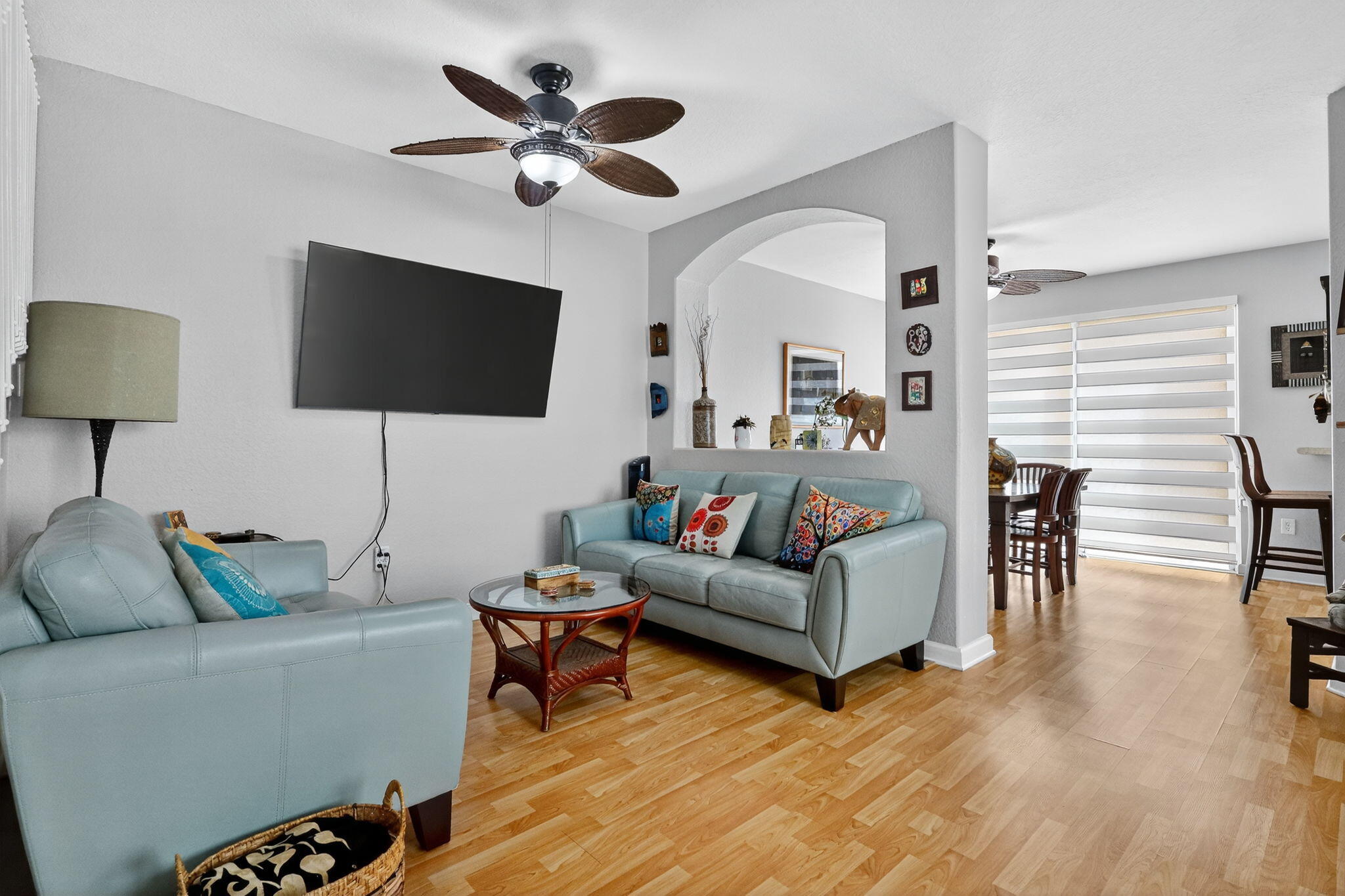 913 Southwest 151 Place Miami, FL 33194 - Photo 20 of 48 a living room with furniture and a flat screen tv