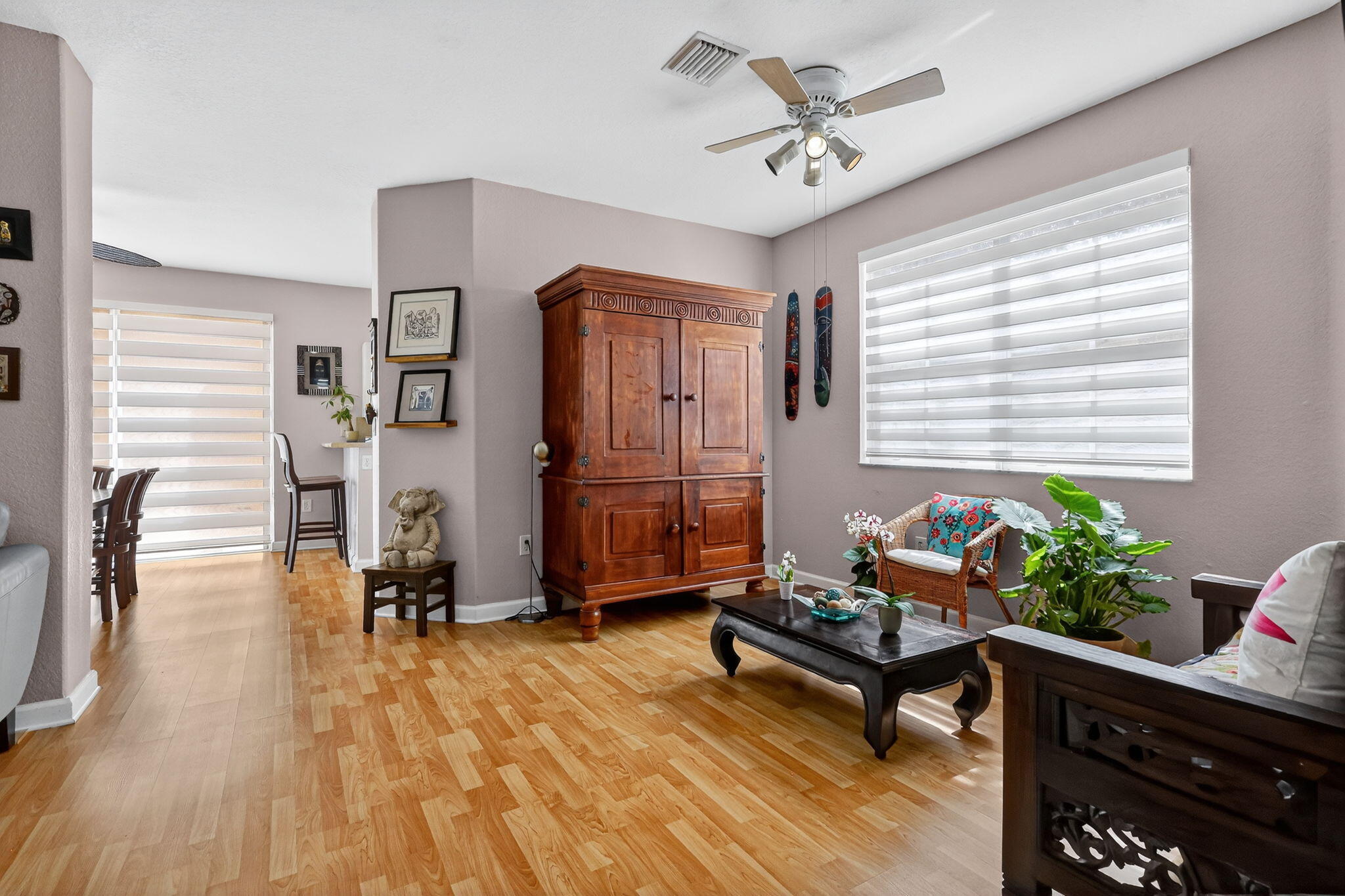 913 Southwest 151 Place Miami, FL 33194 - Photo 22 of 48 a living room with furniture and wooden floor