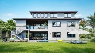 a view of house with front yard