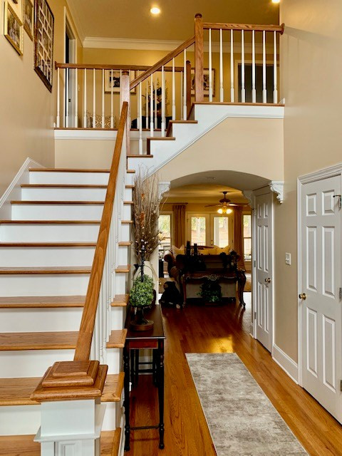 114 Pond View Road Evans, GA 30809 - Photo 9 of 52 staircase with wooden treads