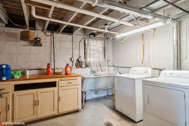 a room with storage and utility