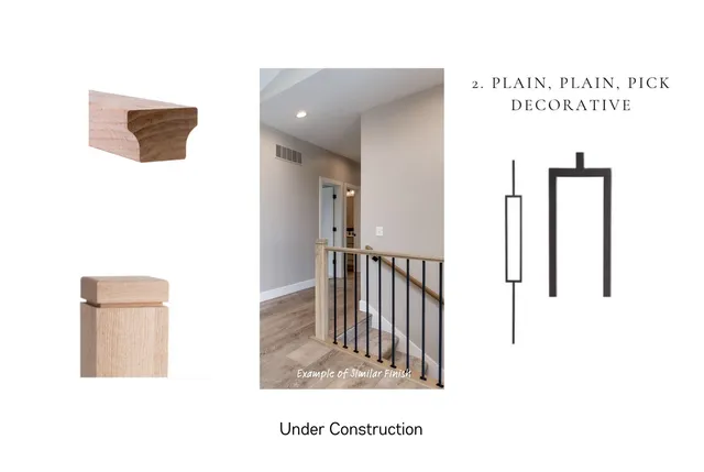 a view of a hallway with a large window