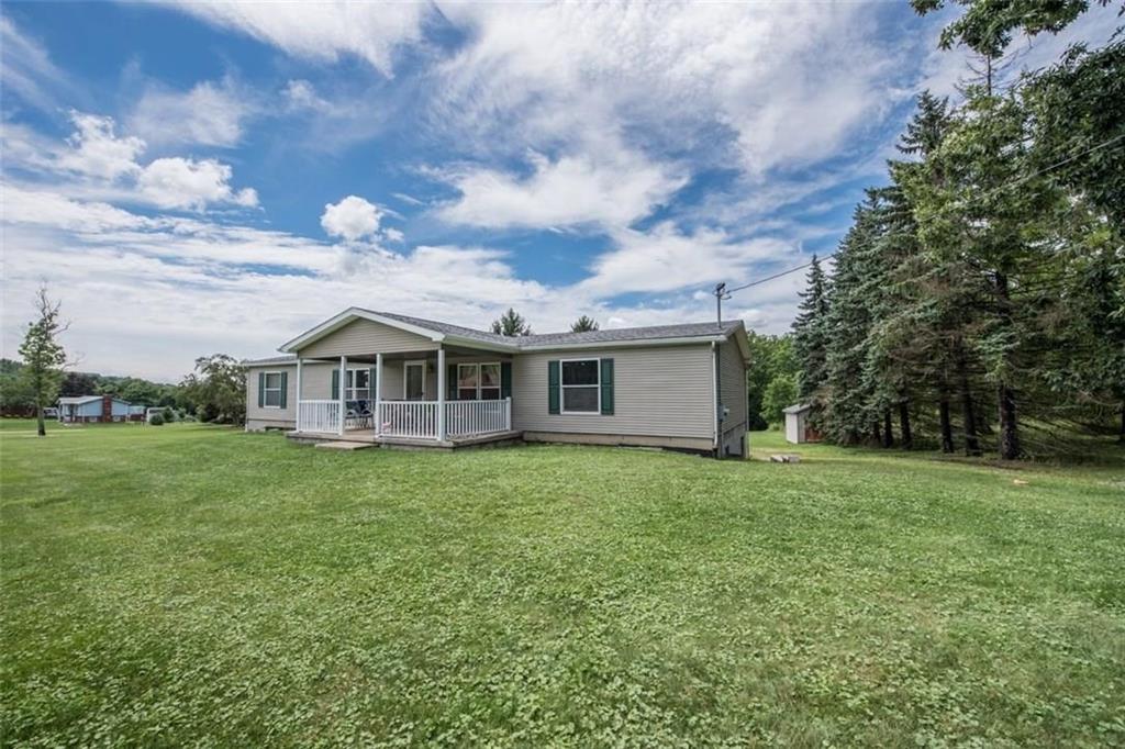 Commodore manufactured home on a full foundation.