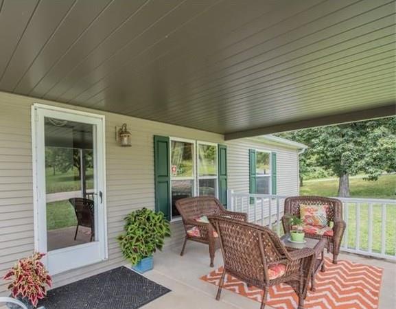 Relax on the front porch and listen to the crickets on warm summer evenings.