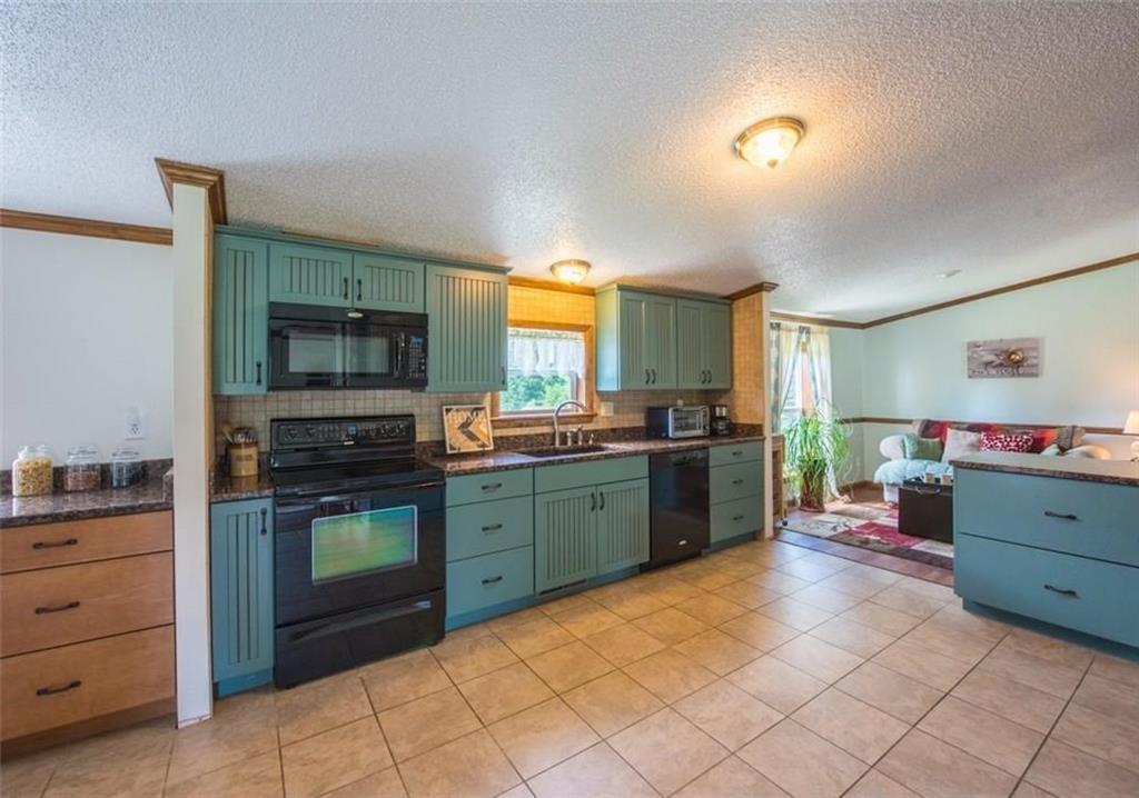 The custom kitchen is a chef's dream.