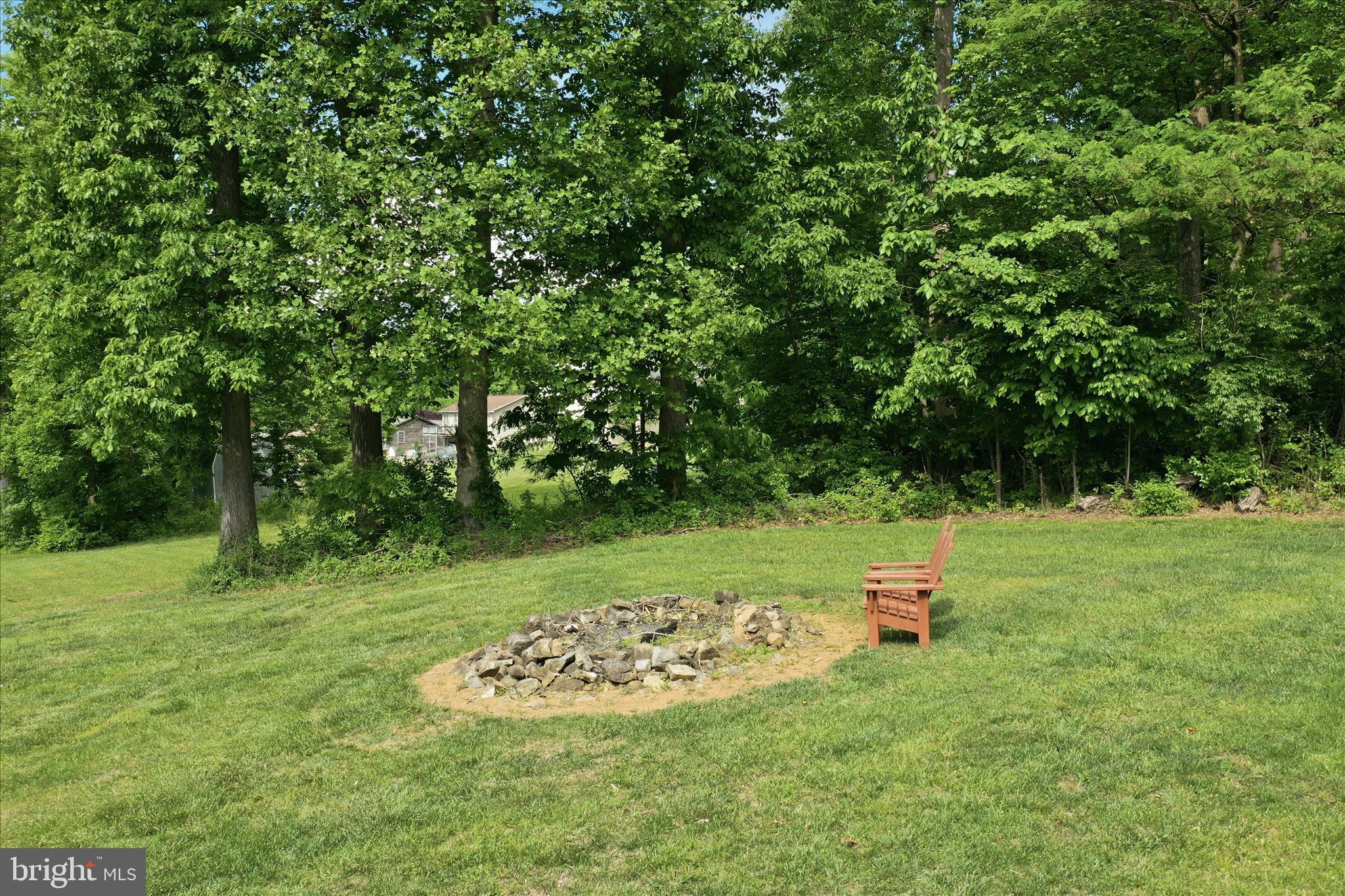 126 Cliffside Road Linden, VA 22642 - Photo 36 of 49 Front Yard Fire Pit Area