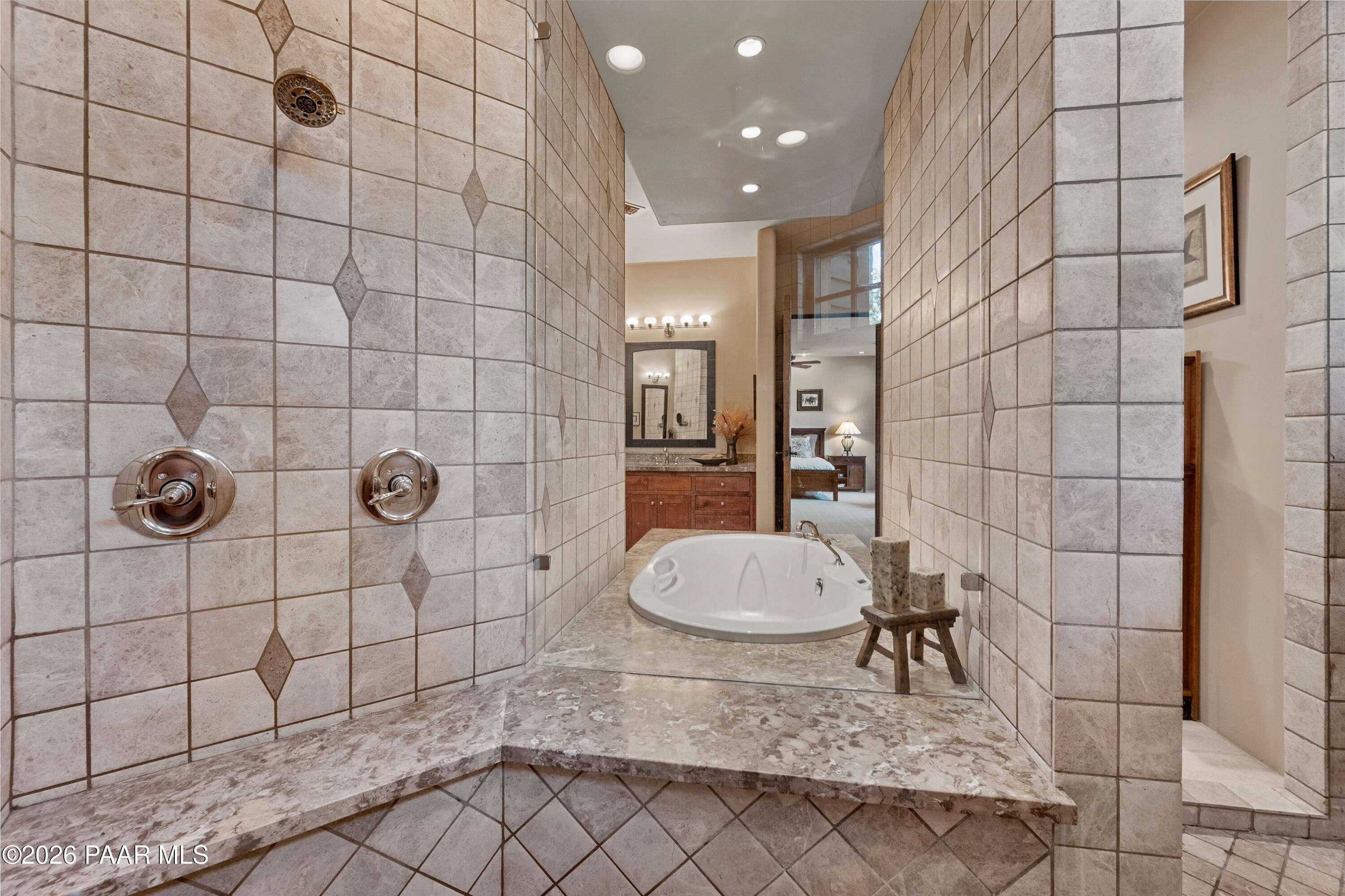 1515 High Valley Ranch Road Prescott, AZ 86303 - Photo 44 of 76 a bathroom with a toilet and a shower