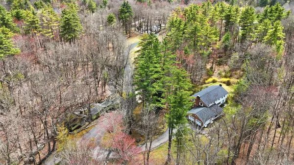 a view of lake and mountain