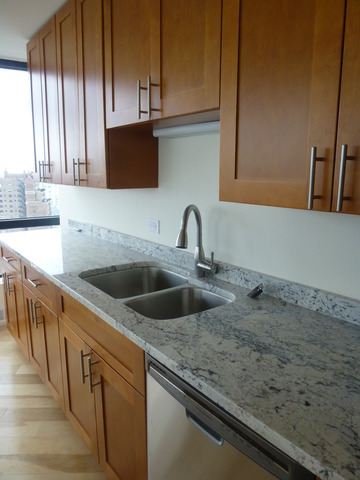 5415 North Sheridan Road, Unit 2311 Chicago, IL 60640 - Photo 6 of 18 a kitchen with stainless steel appliances granite countertop a sink and a microwave