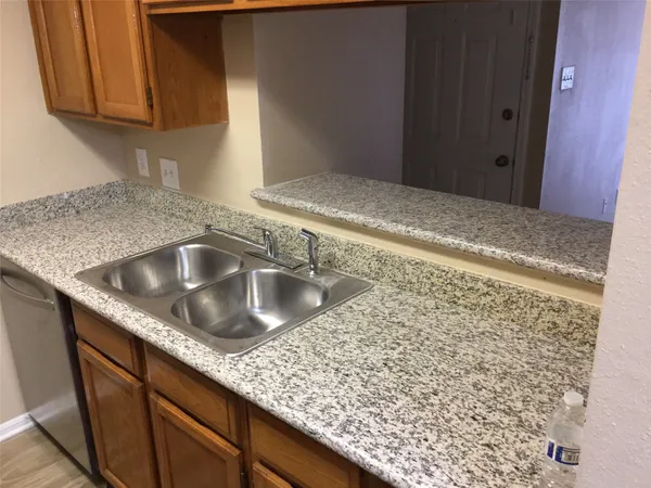 a close view of sink and tap