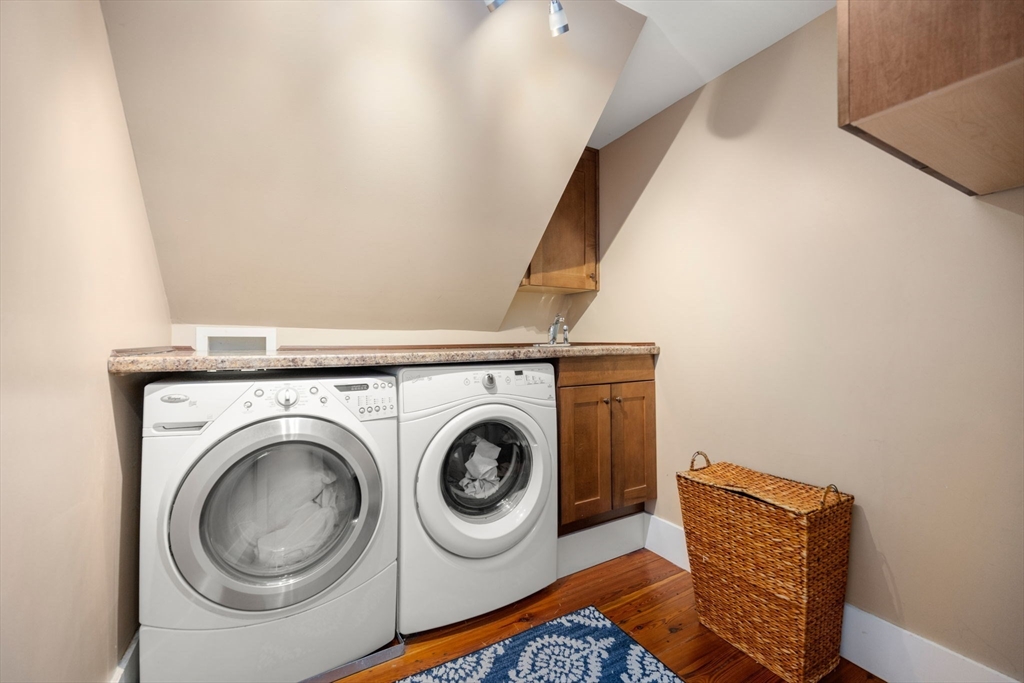 2 Old Sudbury Road Wayland, MA 01778 - Photo 28 of 40 a utility room with dryer and washer