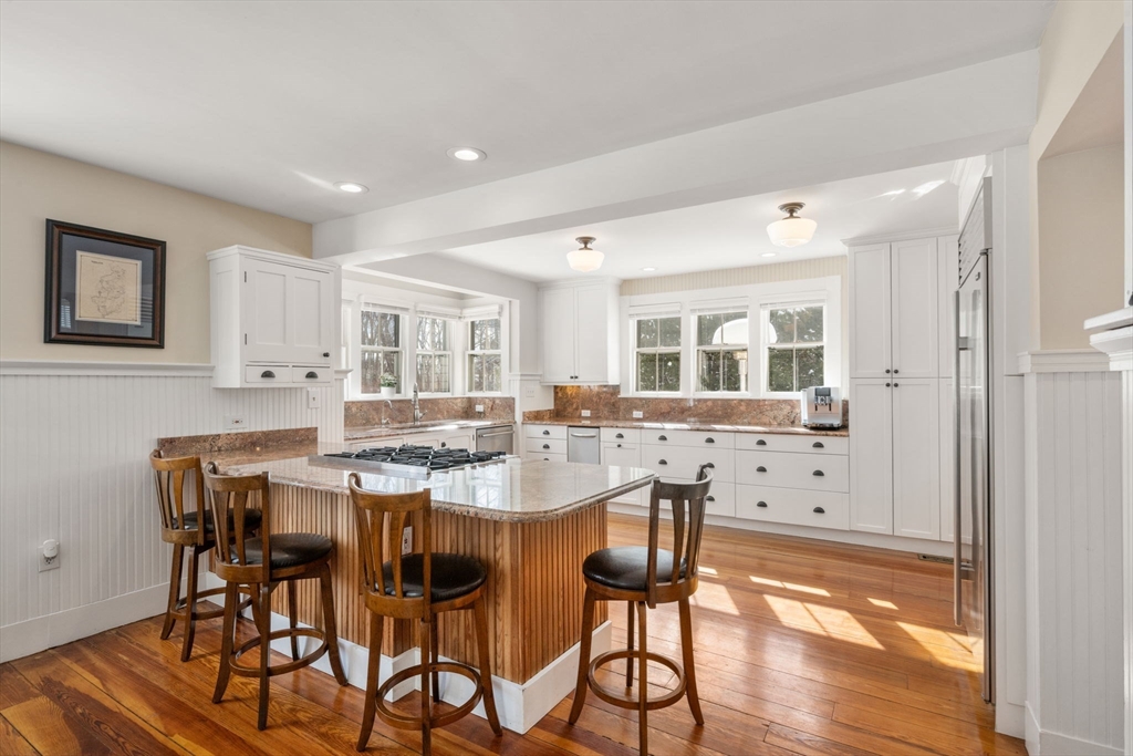 2 Old Sudbury Road Wayland, MA 01778 - Photo 4 of 40 a view of a dining room with furniture and wooden floor