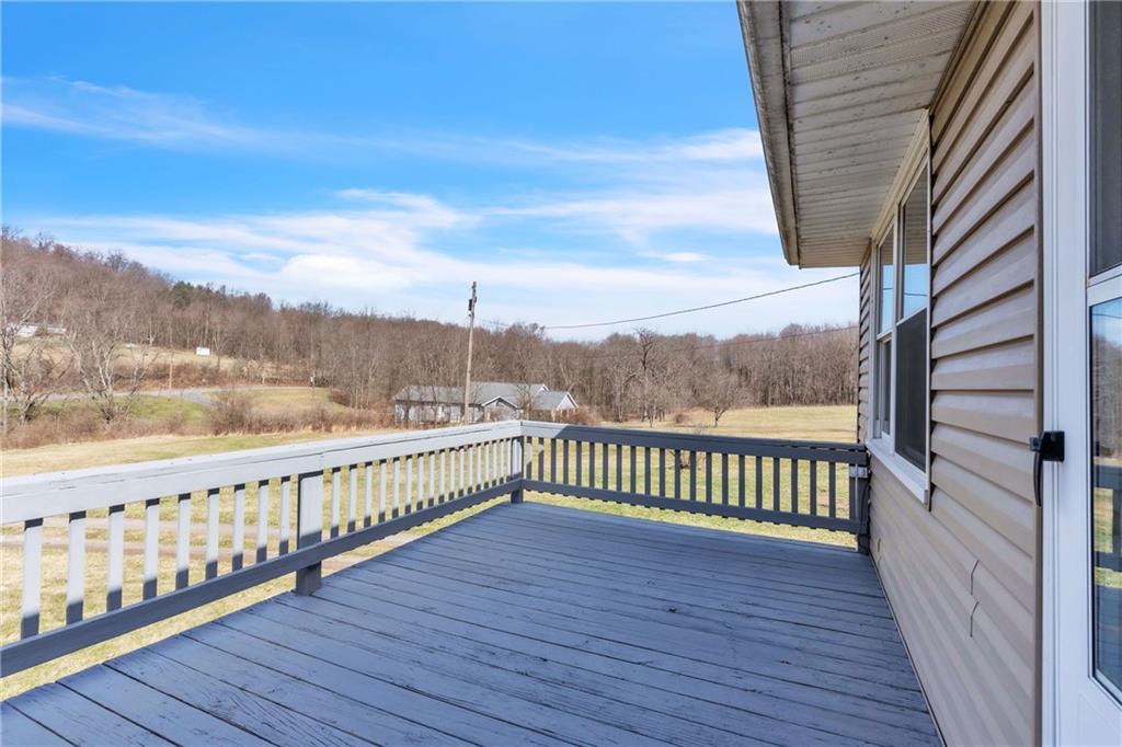 157 Studebaker Road Slippery Rock, PA 16057 - Photo 25 of 34 a view of a balcony with wooden floor
