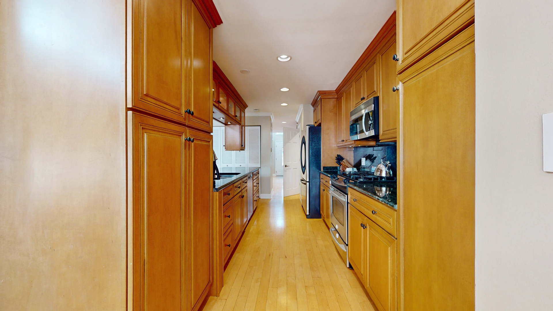 804 South Morgan Street Chicago, IL 60607 - Photo 11 of 32 a view of a kitchen from the hallway