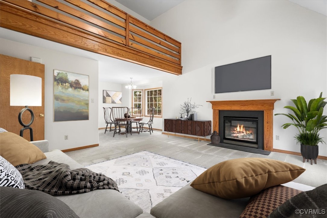 2492 Three Bridge Road Powhatan, VA 23139 - Photo 6 of 37 GAS FIREPLACE, COAT CLOSET, CEILING FAN AND VAULTE