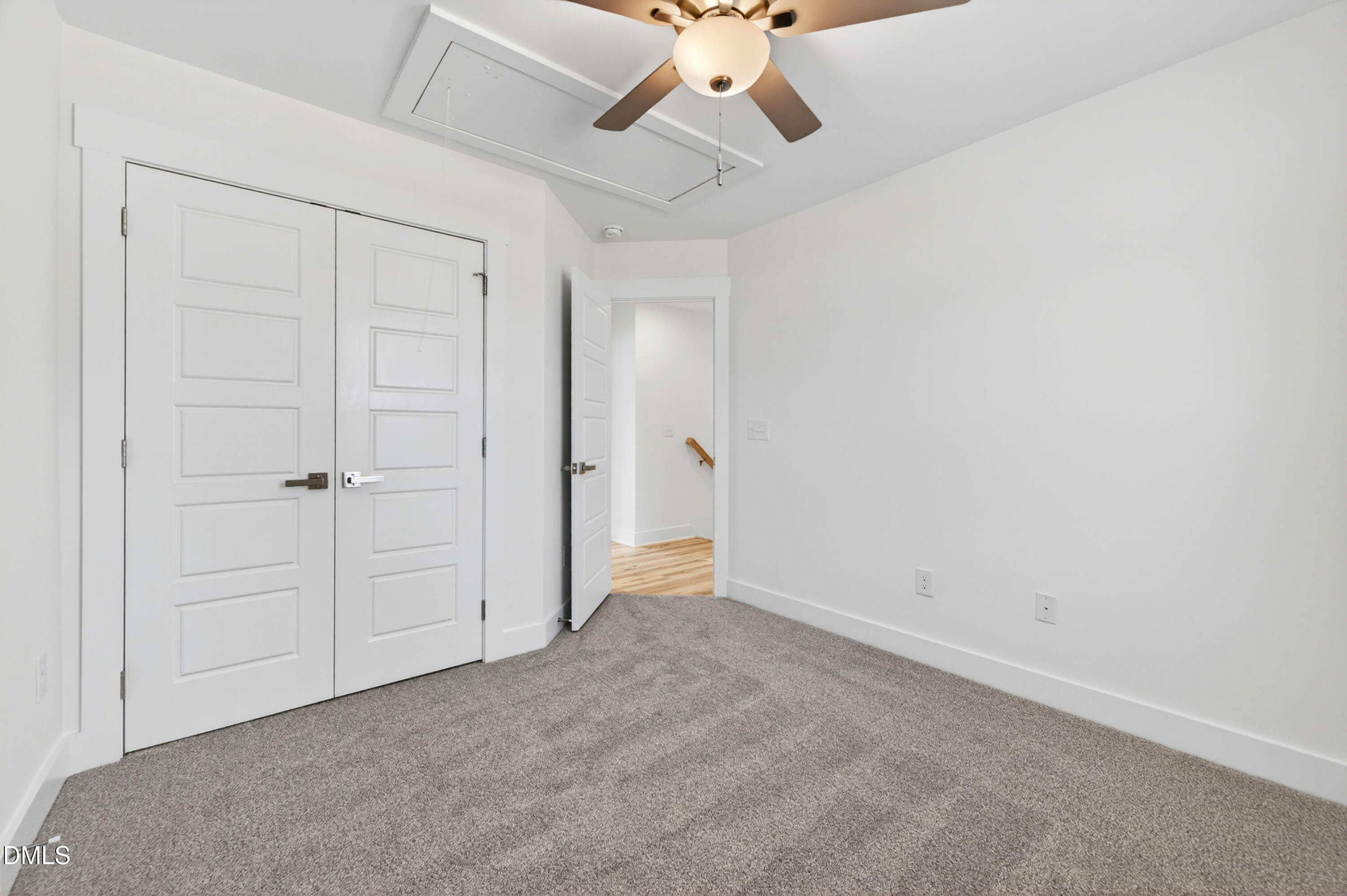 1256 Hurdle Mills Road Roxboro, NC 27573 - Photo 32 of 48 an empty room with chandelier fan