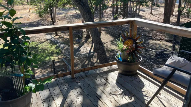 a outdoor view with sitting space