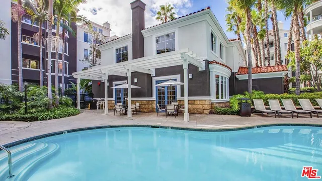 a house view with outdoor seating space