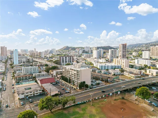 a city view with lot of high rise buildings