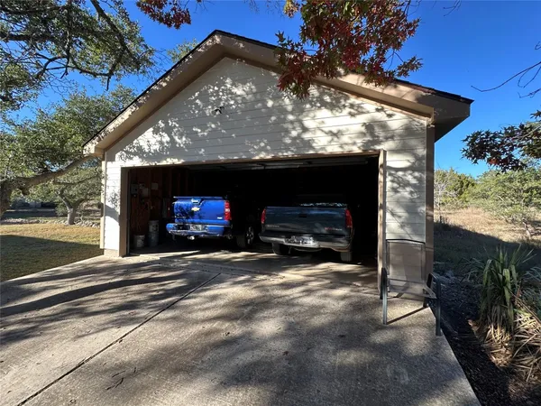 a view of outdoor space and fire pit