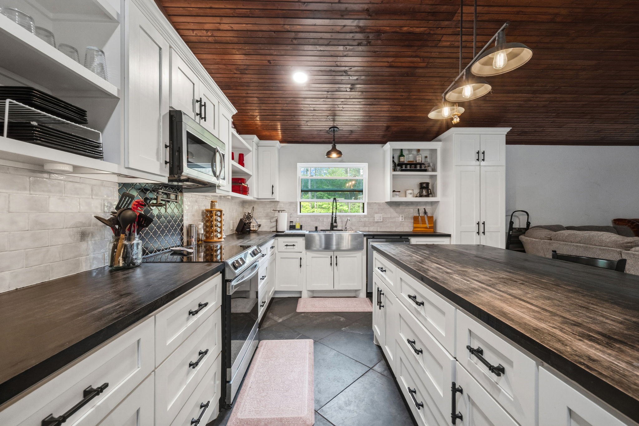 625-635 Gibson Road Livingston, TX 77351 - Photo 12 of 48 Kitchen area includes a pot filler, plenty of cabinet and counter space.