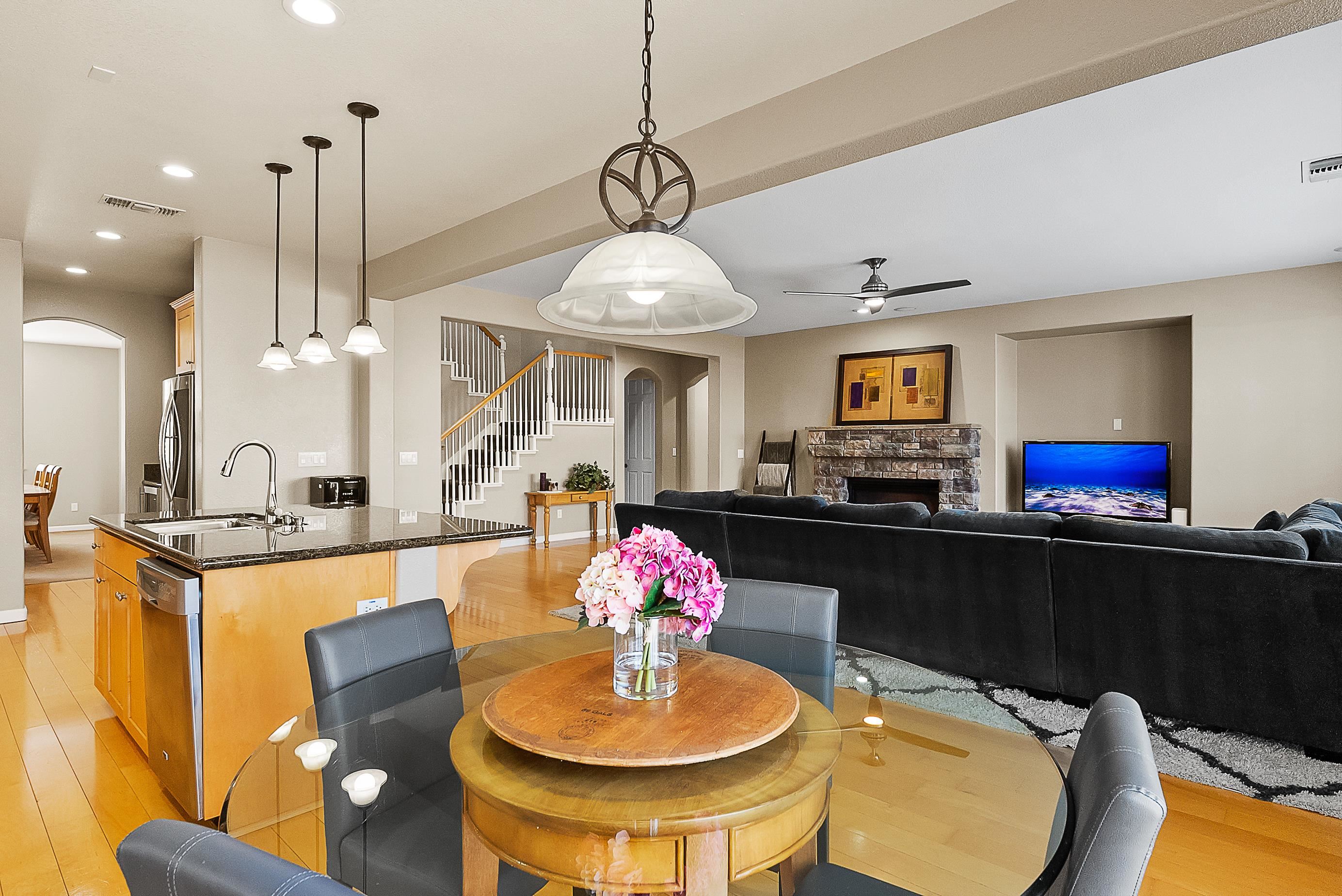 5282 Fern Ridge Circle Discovery Bay, CA 94505 - Photo 12 of 41 a dining table chairs and a kitchen view