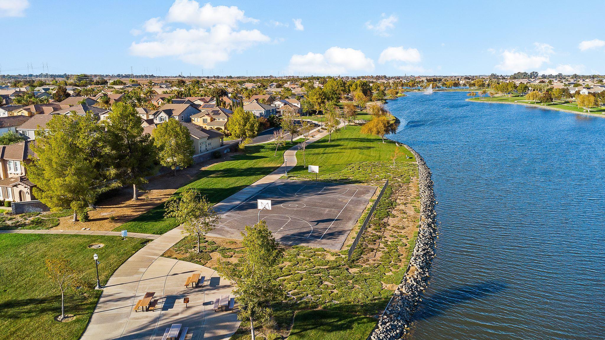 5282 Fern Ridge Circle Discovery Bay, CA 94505 - Photo 41 of 41 an aerial view of a house with a ocean view