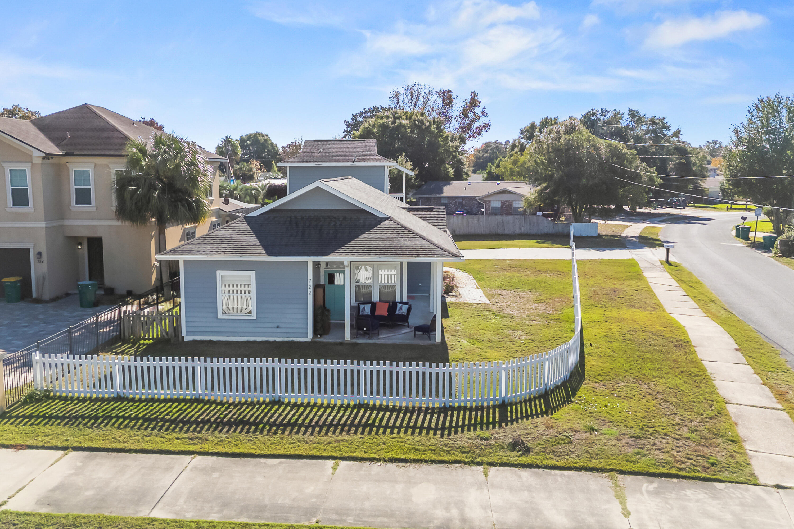722 Kelly Street Destin, FL 32541 - Photo 42 of 54 a view of a house with a swimming pool