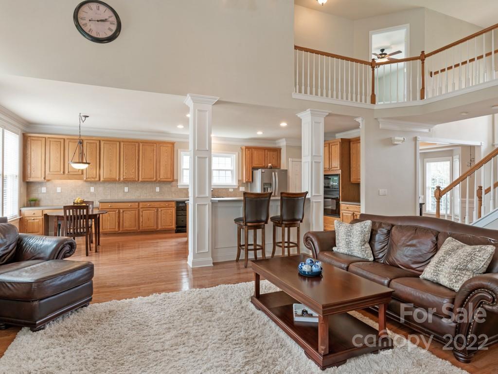 8603 Dansington Court Waxhaw, NC 28173 - Photo 15 of 45 a living room with furniture and a large window