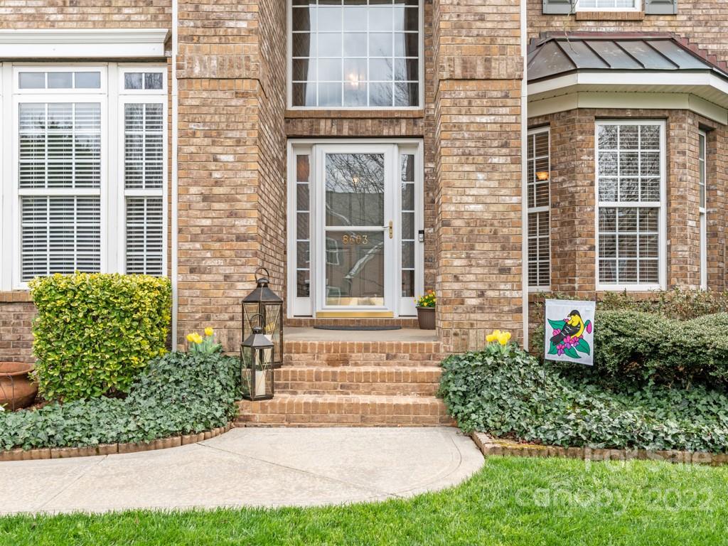 8603 Dansington Court Waxhaw, NC 28173 - Photo 45 of 45 a view of a house with backyard and garden