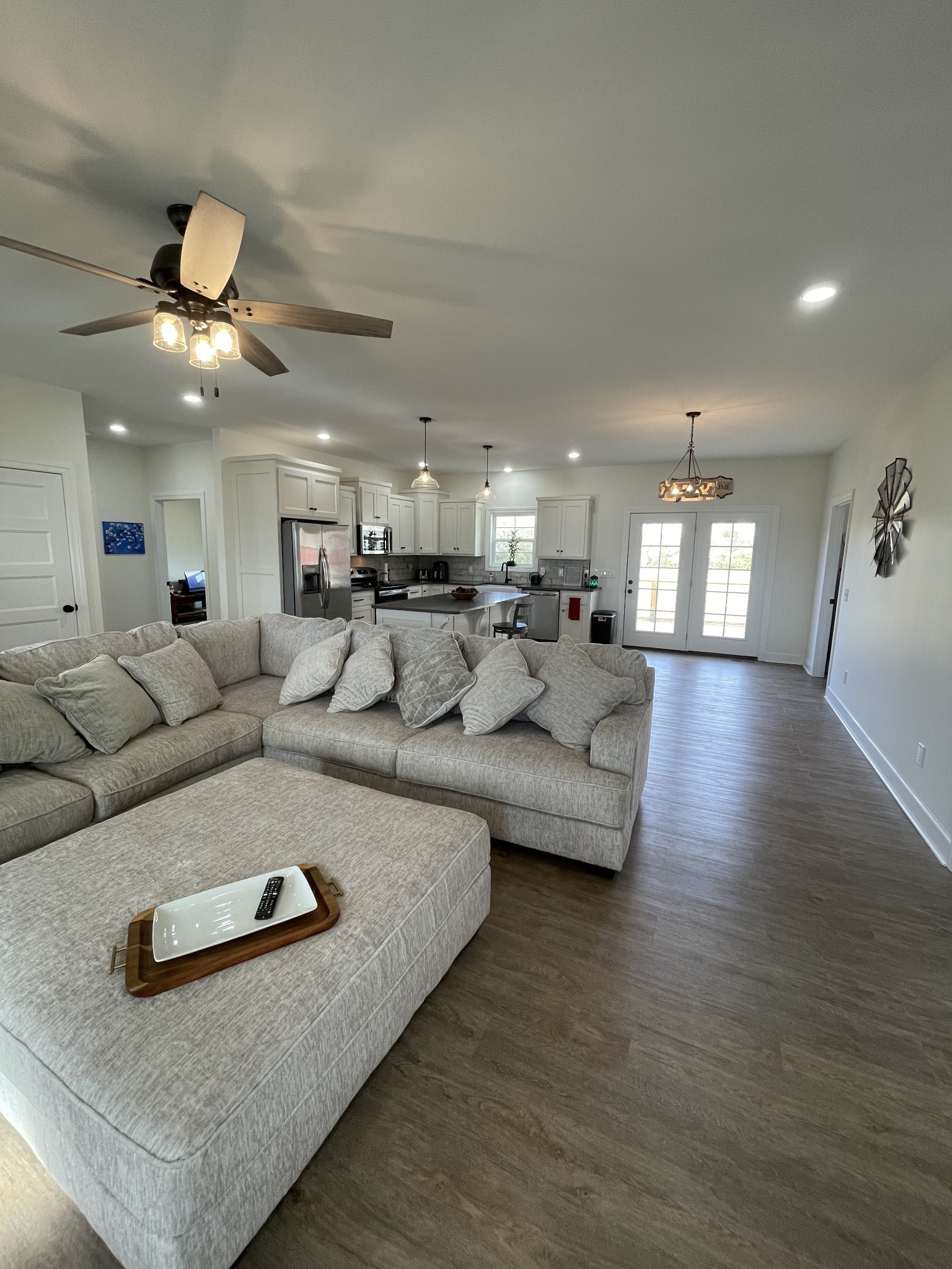 136 Dunn Fall River Road Leoma, TN 38468 - Photo 6 of 25 a living room with furniture and a wooden floor
