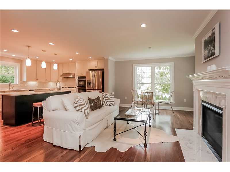 58 Middlesex Road Darien, CT 06820 - Photo 10 of 20 a living room with furniture and a fireplace