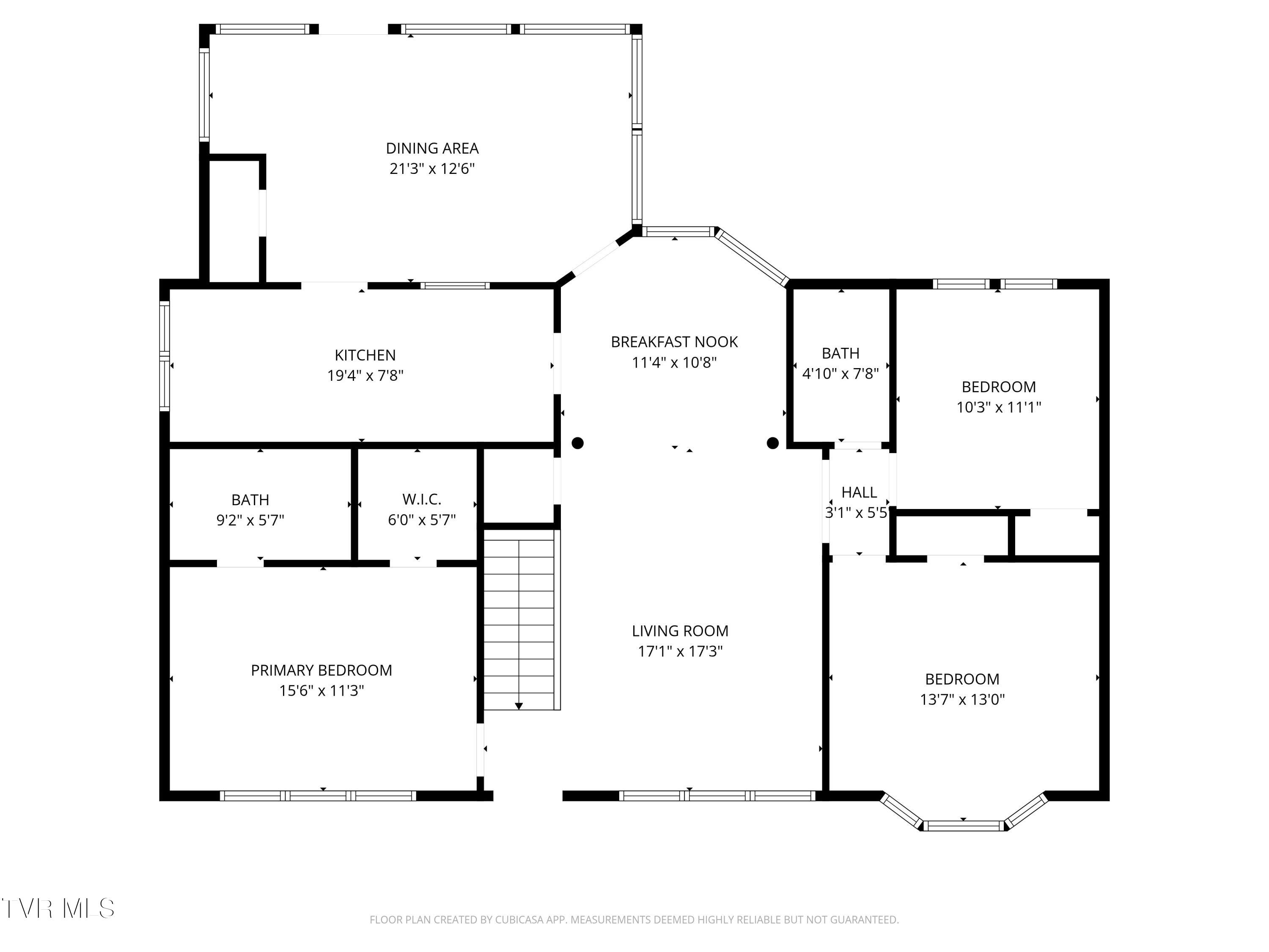 109 Pine Ridge Drive Afton, TN 37616 - Photo 49 of 51 2nd floor (with dimensions)