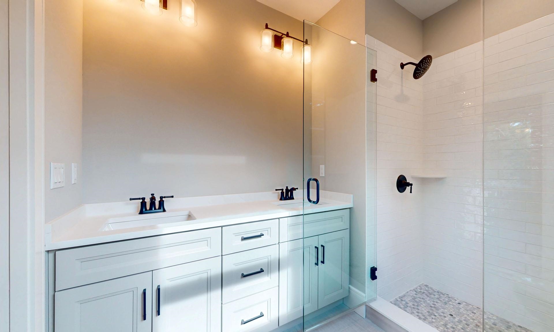 1729 Shore Ocean View, NJ 08230 - Photo 17 of 36 a bathroom with a sink and mirror