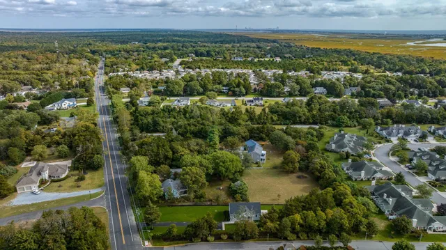 an aerial view of residential house with outdoor space