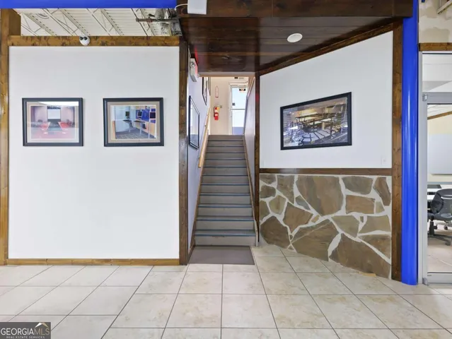a view of storage and utility room