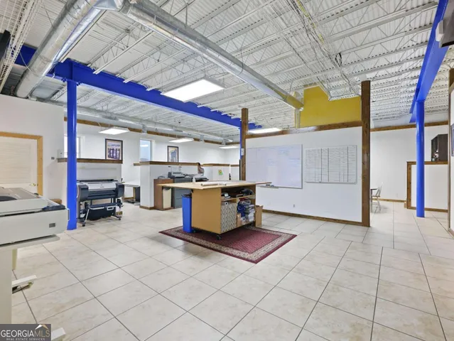 a room with furniture and window