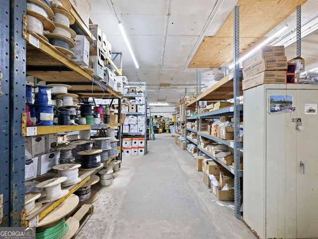 a view of a tree in front of a building
