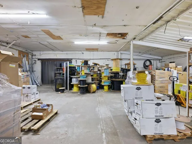 a view of a golf course with a trees