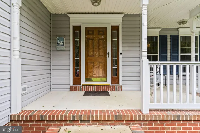 a view of entrance door of a house