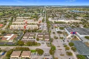 an aerial view of residential building with outdoor space