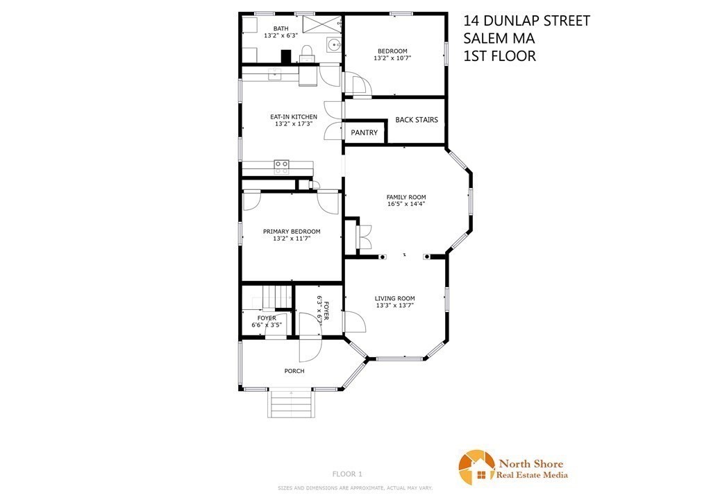 14 Dunlap Street Salem, MA 01970 - Photo 26 of 28 a picture of a floor plan
