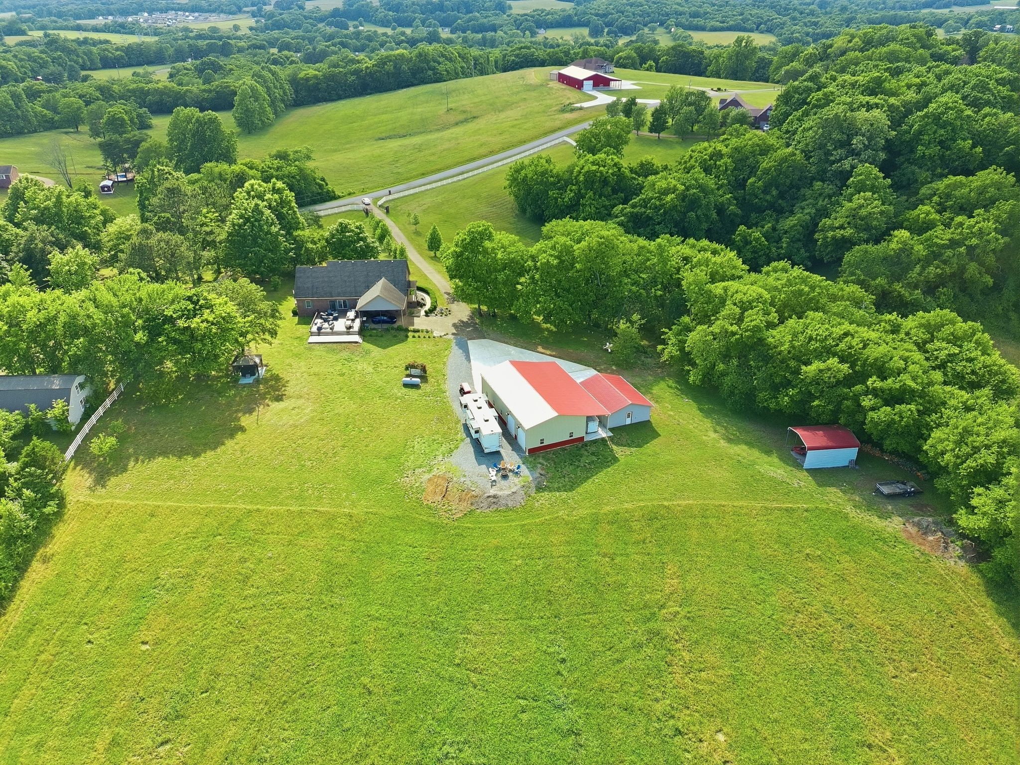 1150 Cochran Cemetery Road Lewisburg, TN 37091 - Photo 58 of 63 an aerial view of a house