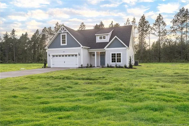 a house with garden area