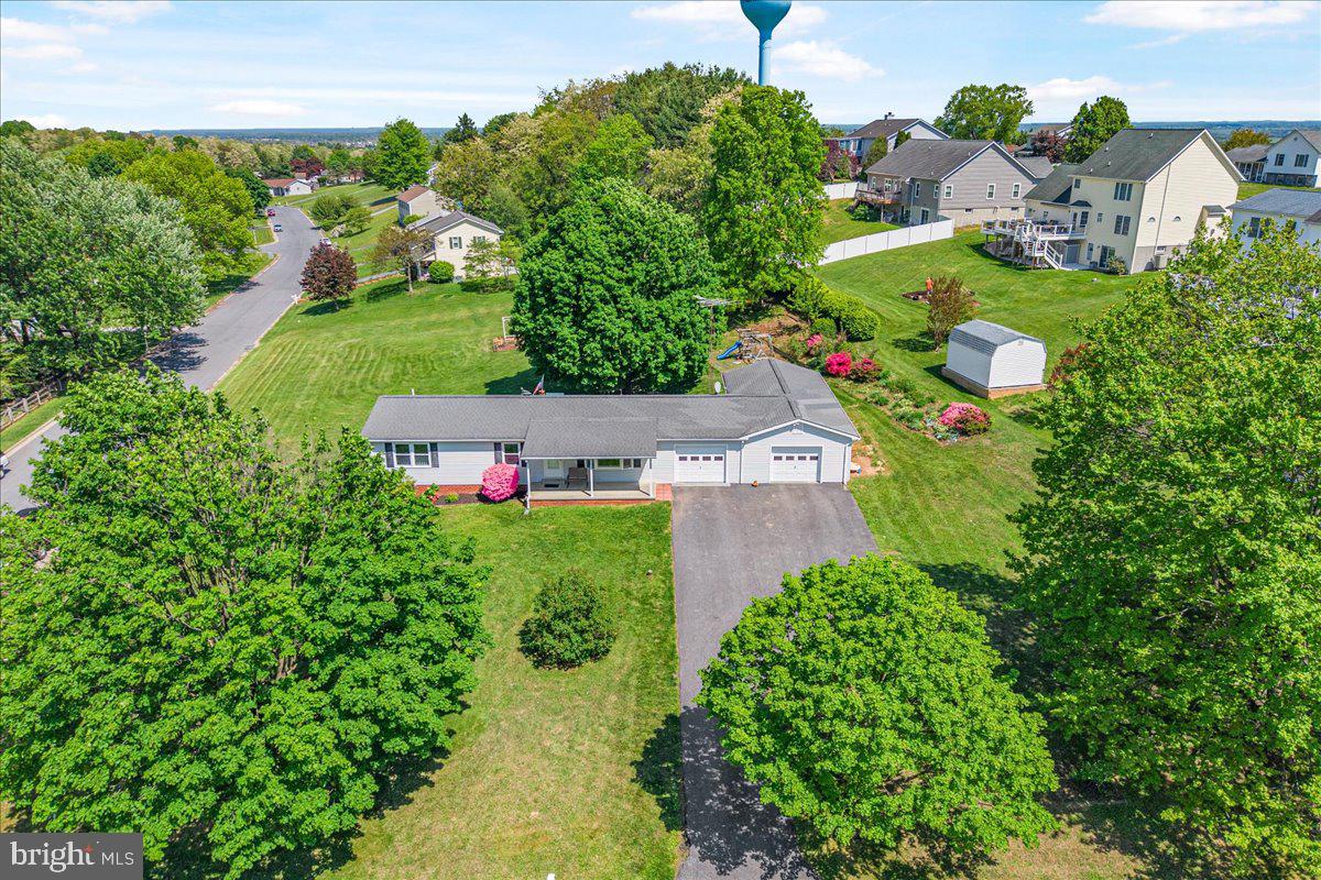 14011 Pryor Road Thurmont, MD 21788 - Photo 2 of 38 an aerial view of a house with a yard