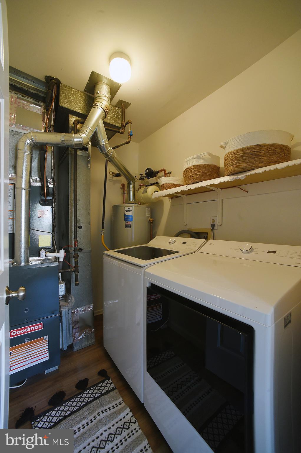 4 Deep Hollow Lane North Columbus, NJ 08022 - Photo 24 of 27 a utility room with dryer and washer