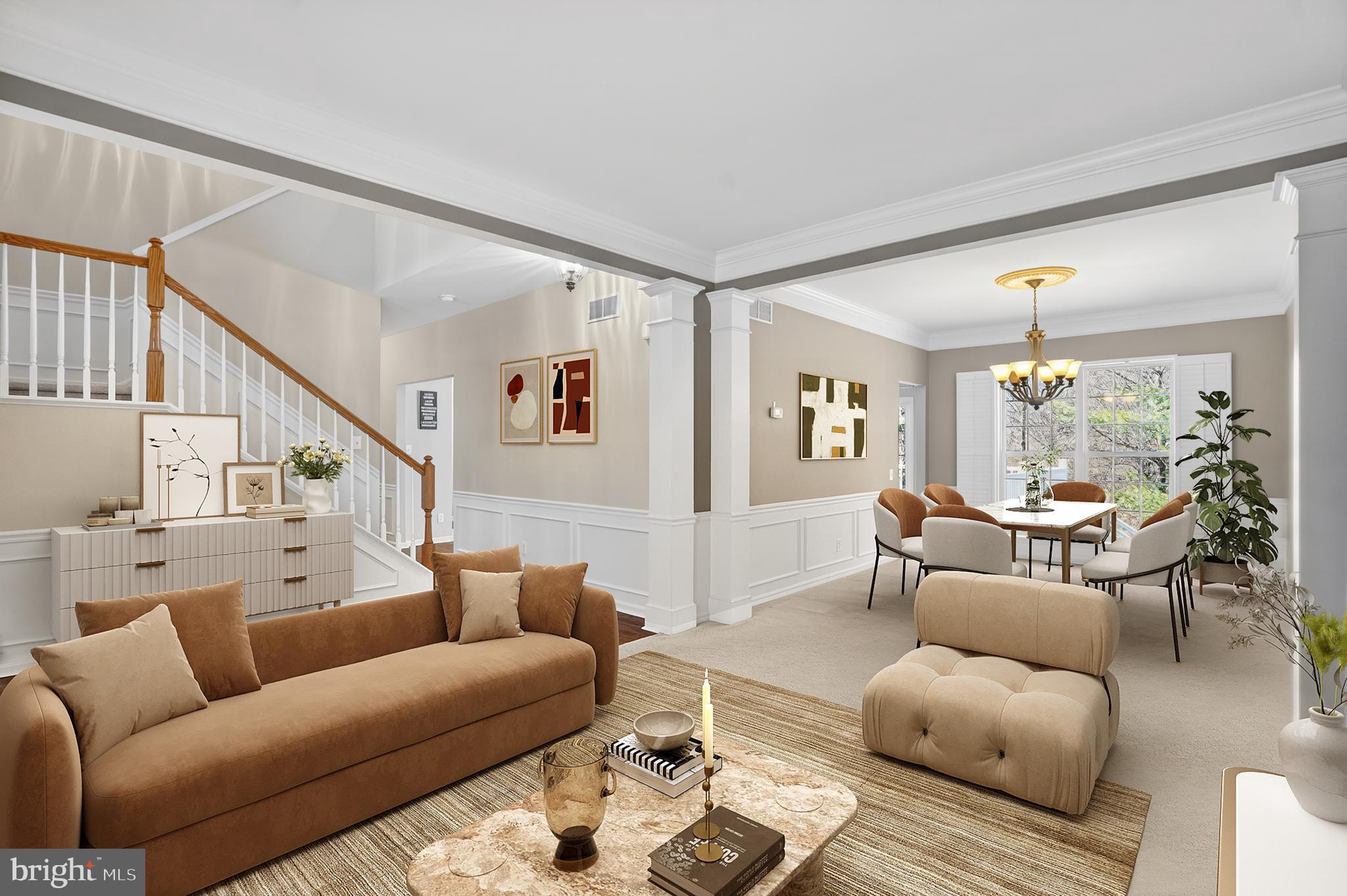 694 Churchill Road Chester Springs, PA 19425 - Photo 3 of 49 a living room with furniture and a large window