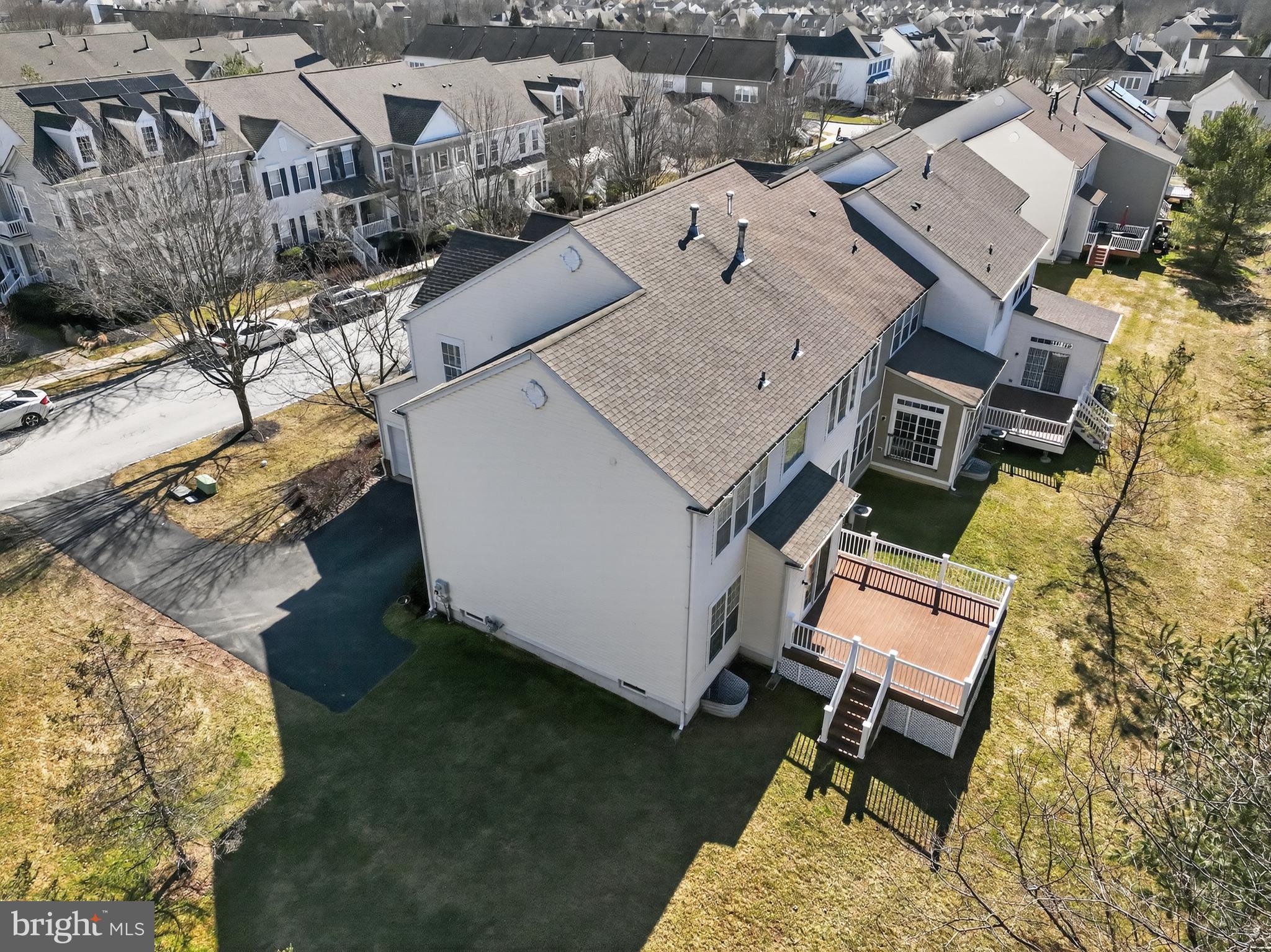 694 Churchill Road Chester Springs, PA 19425 - Photo 42 of 49 an aerial view of a house with garden space and street view
